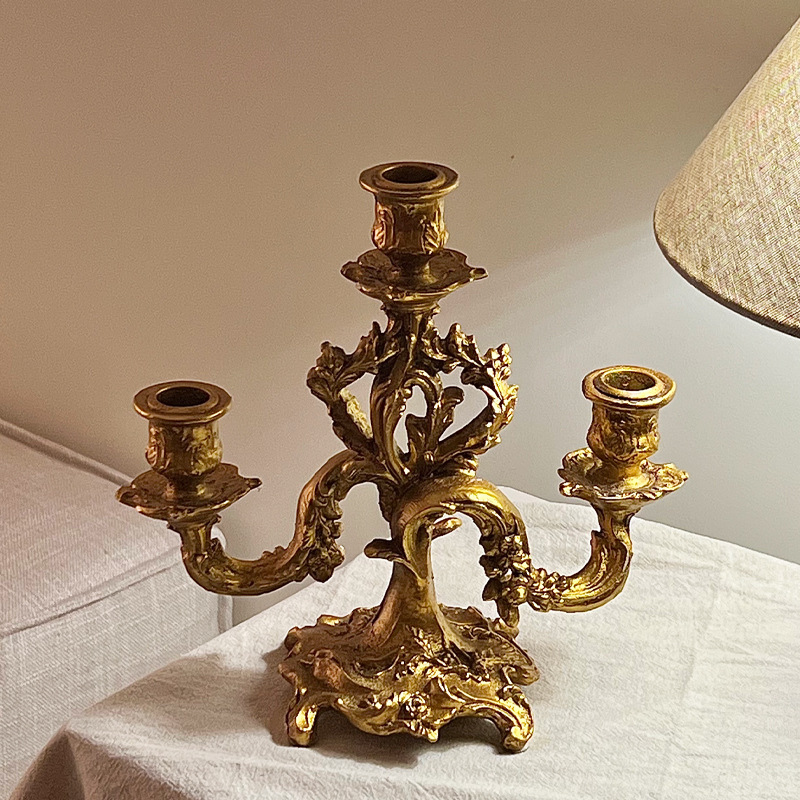 Luxury Candle Supplies Usa - Barocke Retro-Kerzenhalter Luxuriöse Tischdekoration Kerzenständer Romantisches