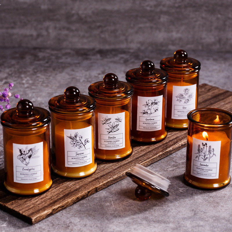 Candle Supplies Glass Jars - Vintage Glasdose Duftkerze Ätherische Öle Sojawachs