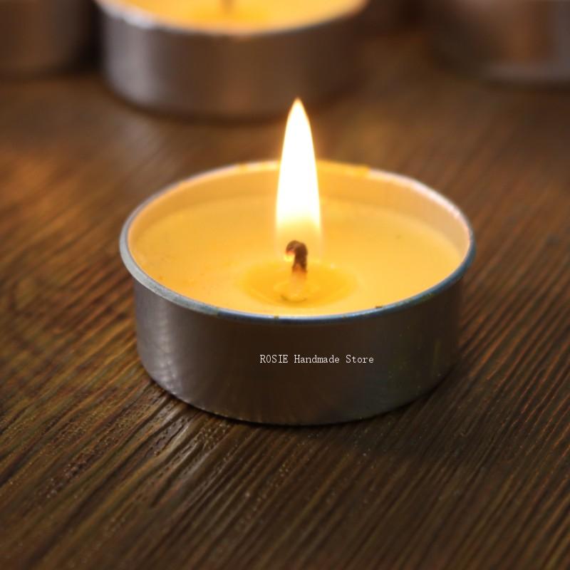 Candle Supplies Storage - Leere Tee wachs runde Aluminium box