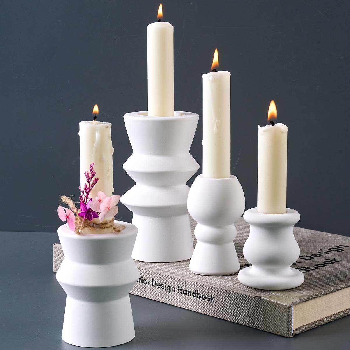 Candle Quotes - Nordic Kerzenhalter Silikon Form DIY Geometrische
