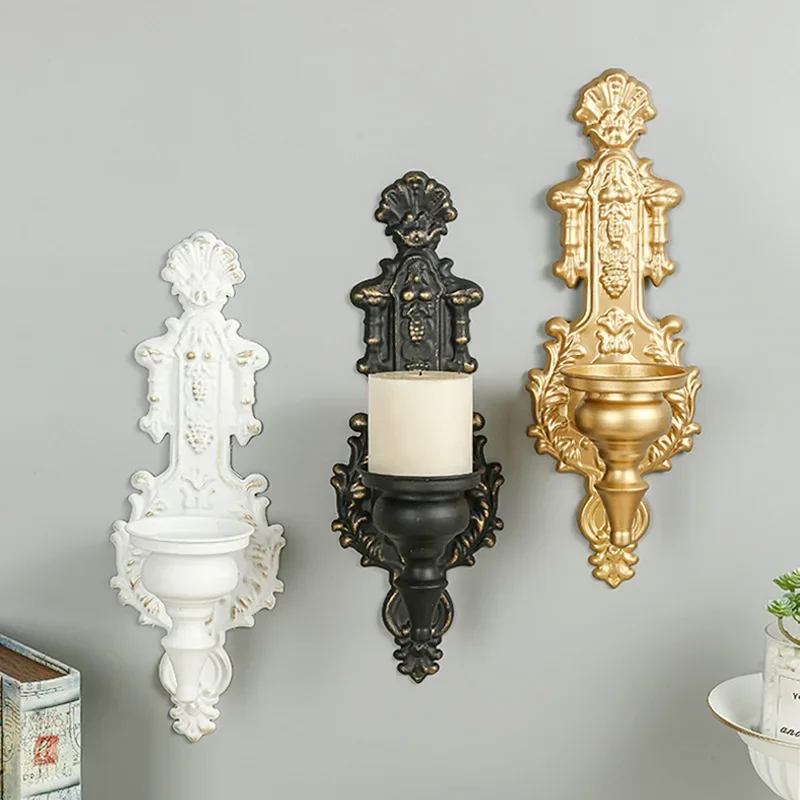 Candle Quotes - Gold montierte Wand Kerzenhalter Tee licht