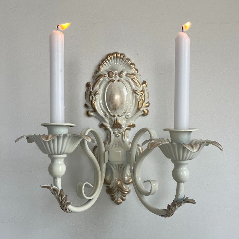 Candle Quotes - Eisen Antike Wand Leuchter Nostalgische Wand