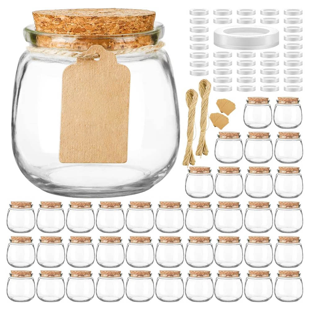 Candle Supplies Glass Jars - 200 ml leere Kerzengläser zur Herstellung,