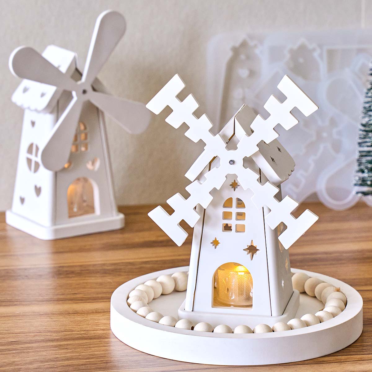 Candle Quotes - Kreativität Spinning Windmühle Kerzenhalter Silikonform DIY