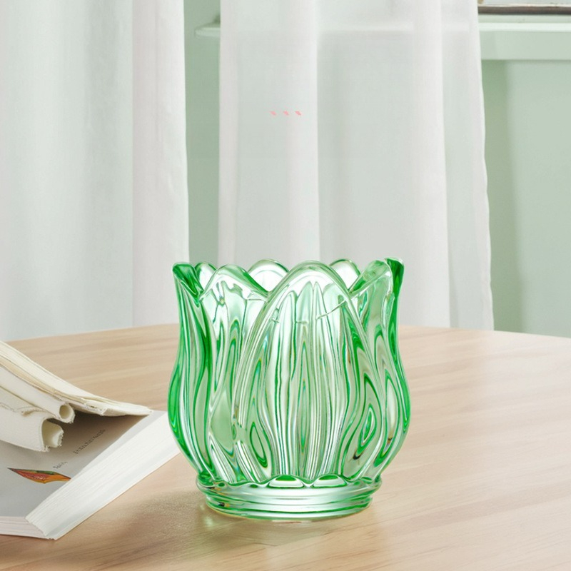 Tulpenkerzenbecher aus Glas, A – Candle Quotes Bewertung und Preis