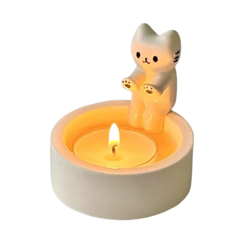Kätzchen-Kerzenhalter Niedlich – Candle Quotes Bewertung und Preis