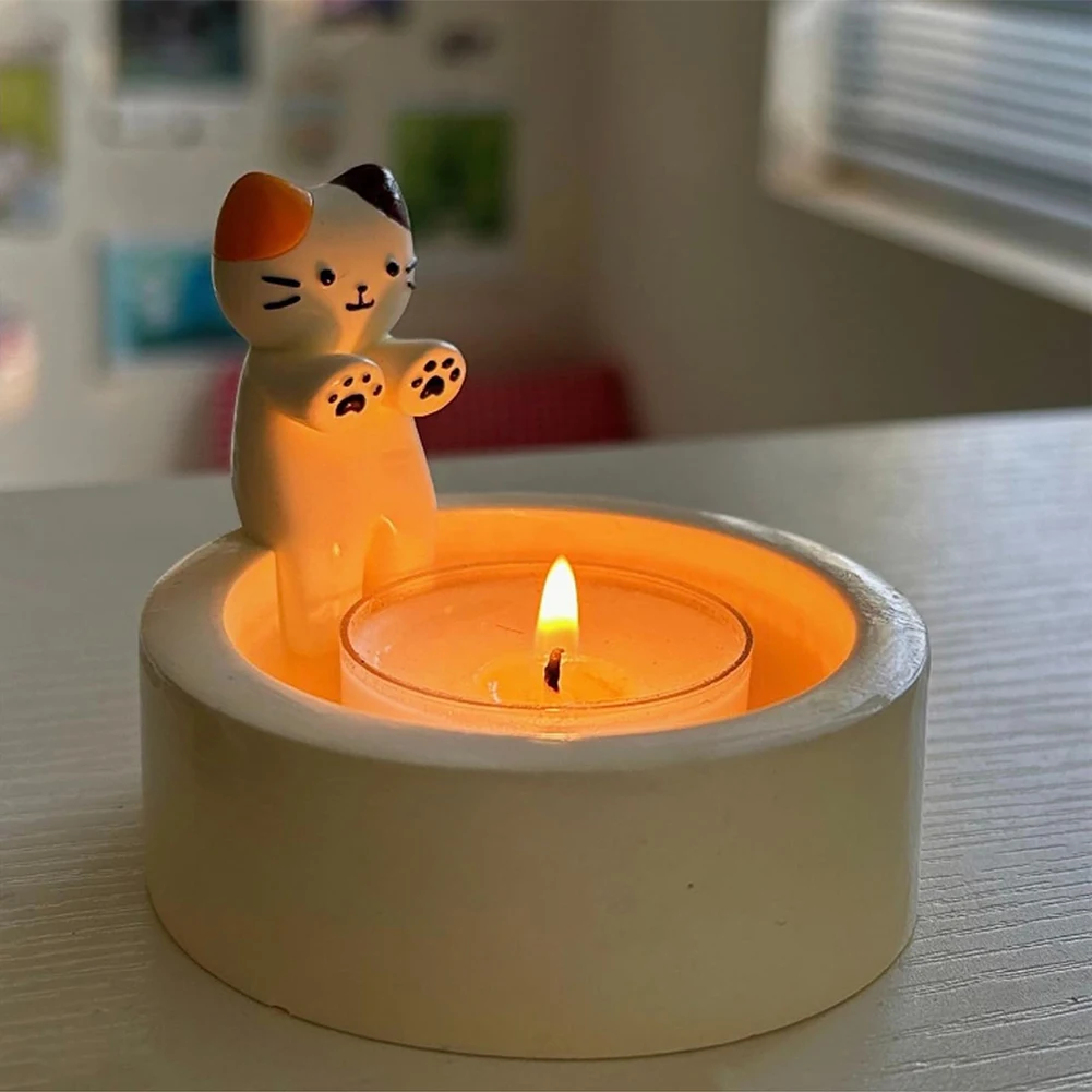 Kätzchen-Kerzenhalter Niedlich – Candle Quotes Bewertung und Preis