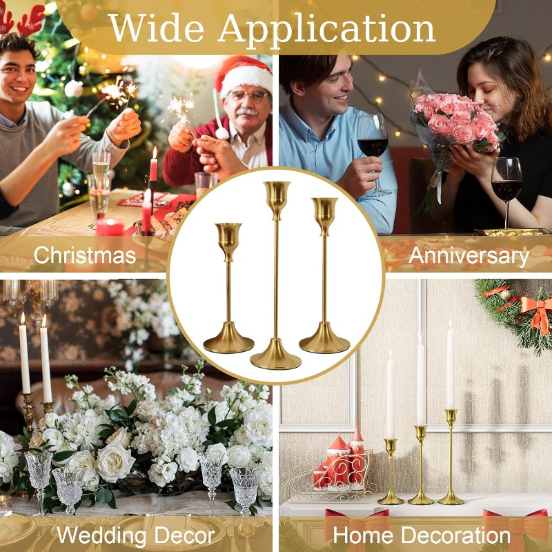 3-teiliges Vintage-Kerzenständ – Candle Quotes Bewertung und Preis