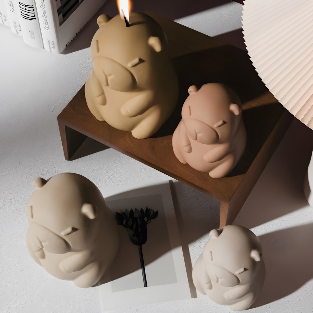 Stehende Capybara-Duftkerze, S – Candle Supplies Storage Bewertung und Preis