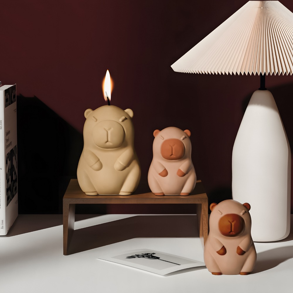 Stehende Capybara-Duftkerze, S – Candle Supplies Storage Bewertung und Preis