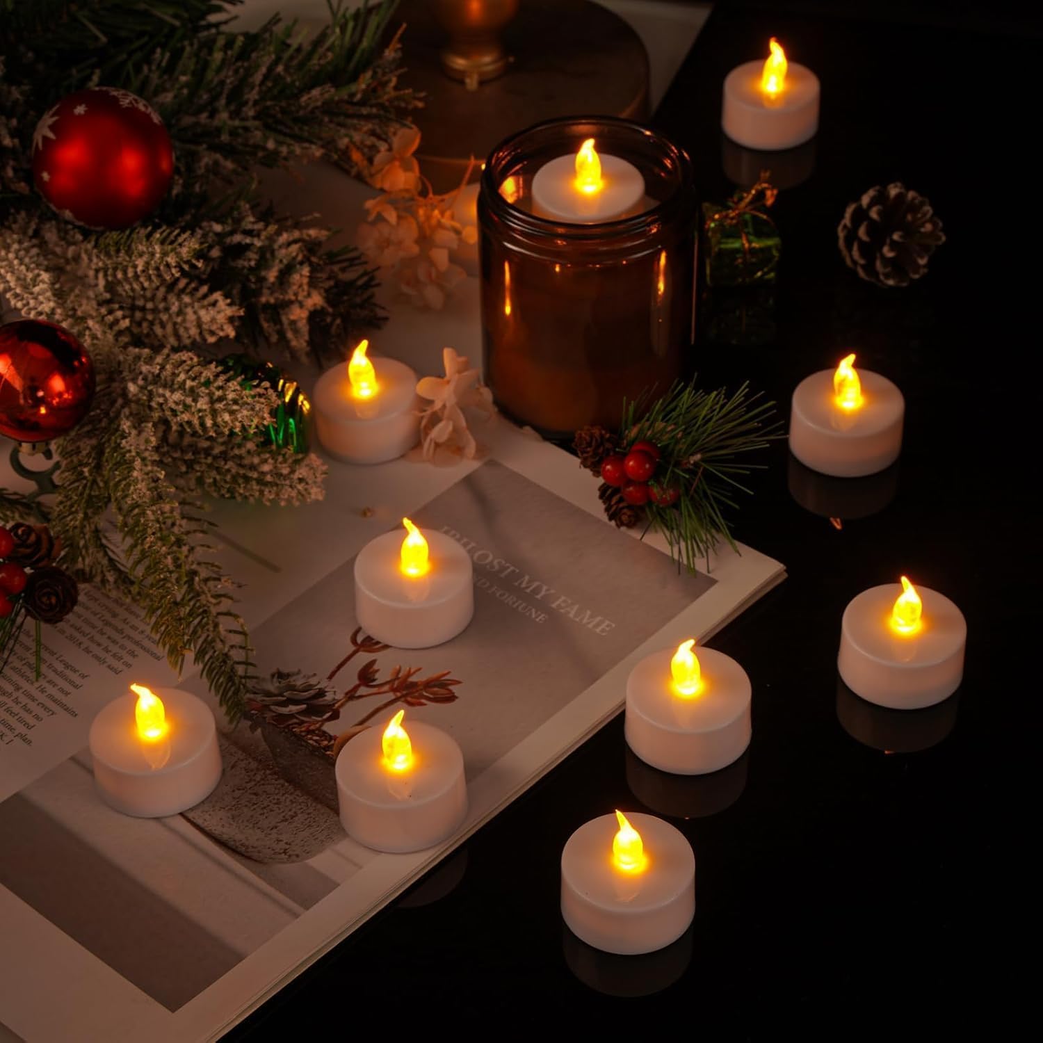 Batteriebetriebene Flammenlose – Candle Quotes Bewertung und Preis