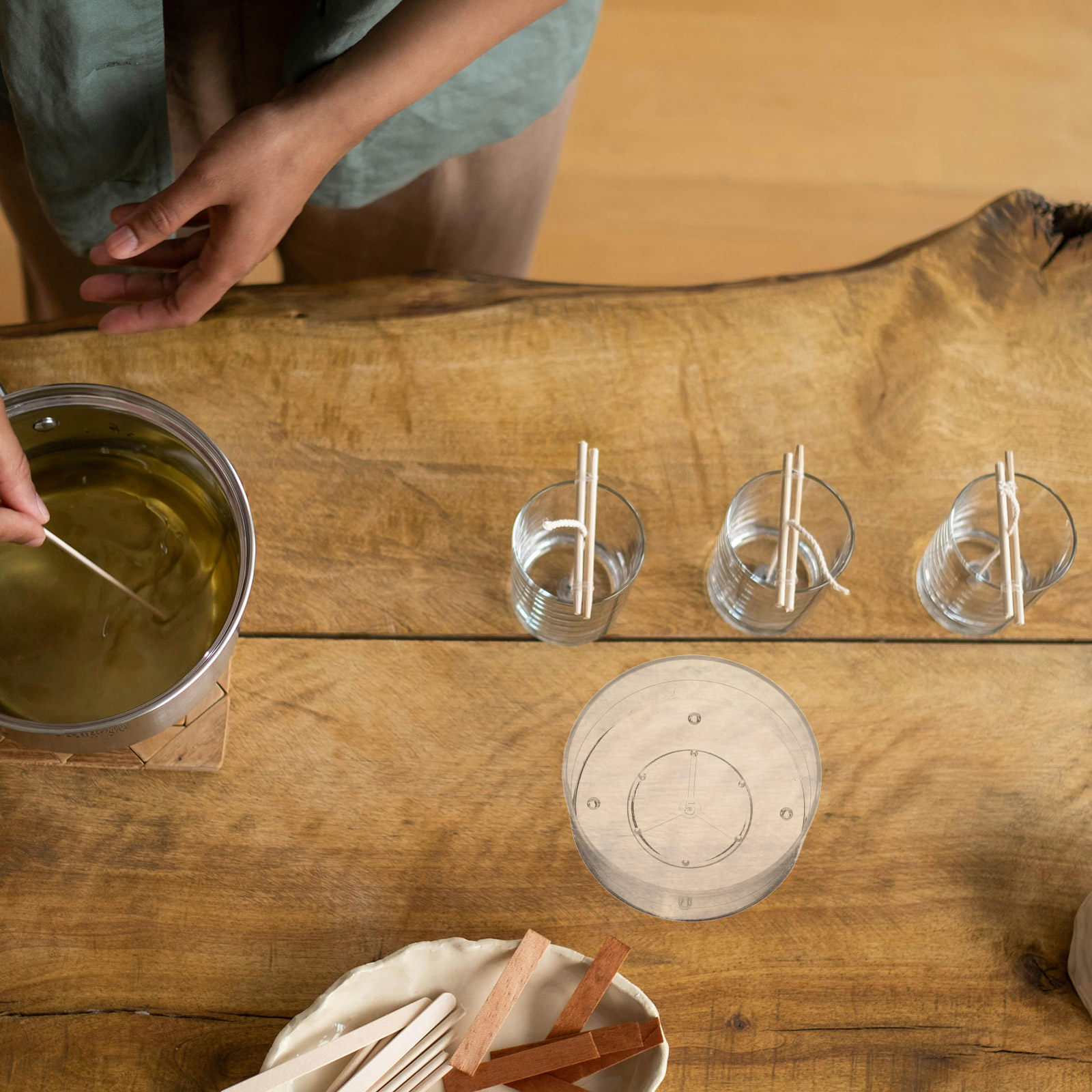 100 Stück Klare Plastik-Rundbe – Candle For Supplies Bewertung und Preis