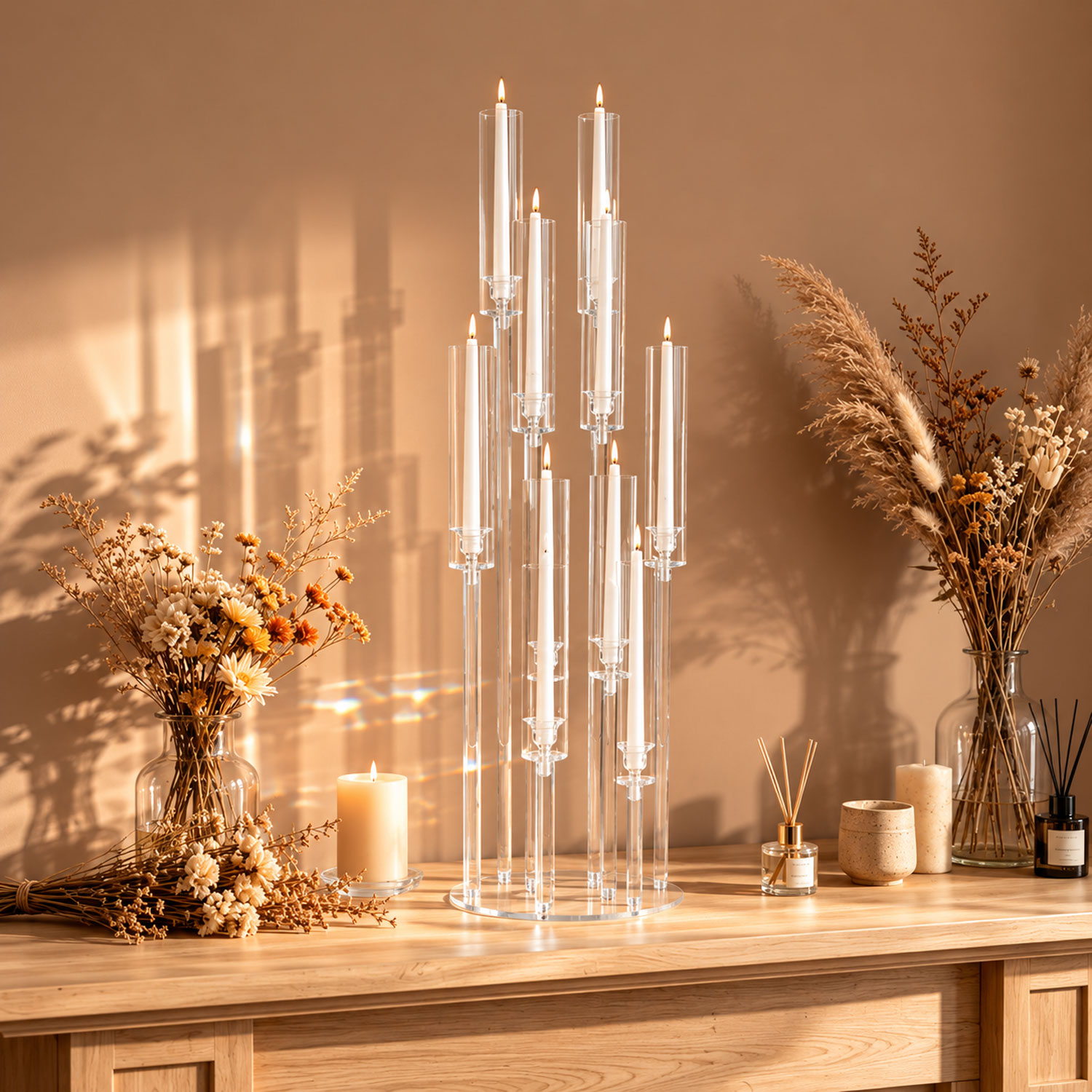10-Armiger Acryl-Kerzenleuchte – Candle Quotes Bewertung und Preis