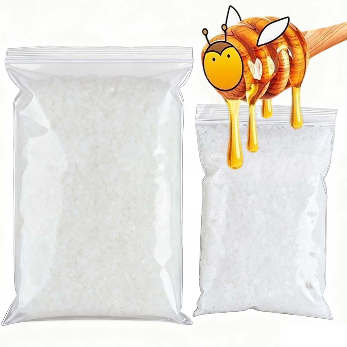 200g-1000g Weißes Bienenwachs  – Candle Supplies Storage Bewertung und Preis