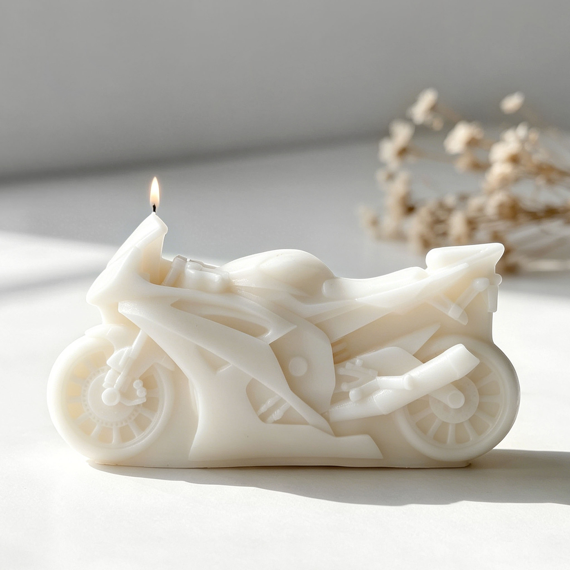 Motorrad-Design Kerzenform aus – Candle Supplies Storage Bewertung und Preis