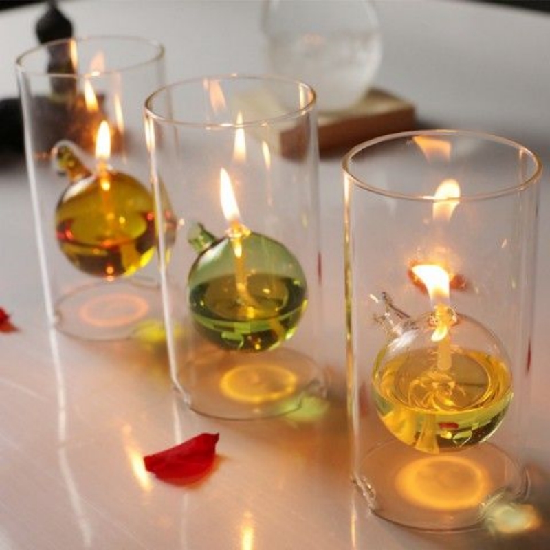 Romantische Glas Öllampe Trans – Candle Quotes Bewertung und Preis