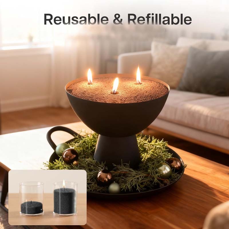 Schwarzer Kerzensand mit Docht – Candle Supplies Storage Bewertung und Preis