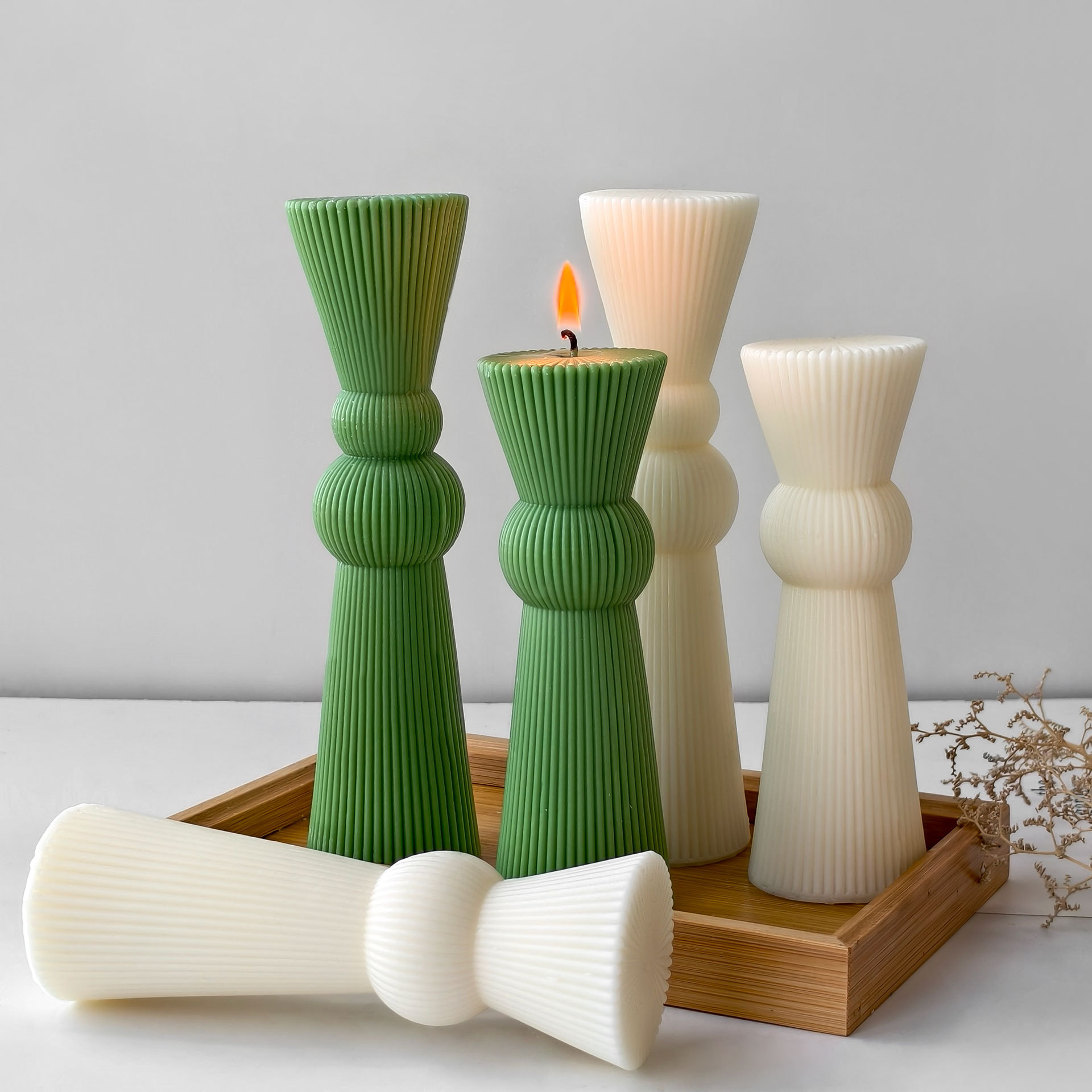 DIY Lange Stange Gestreifte Sä – Candle Supplies Storage Bewertung und Preis