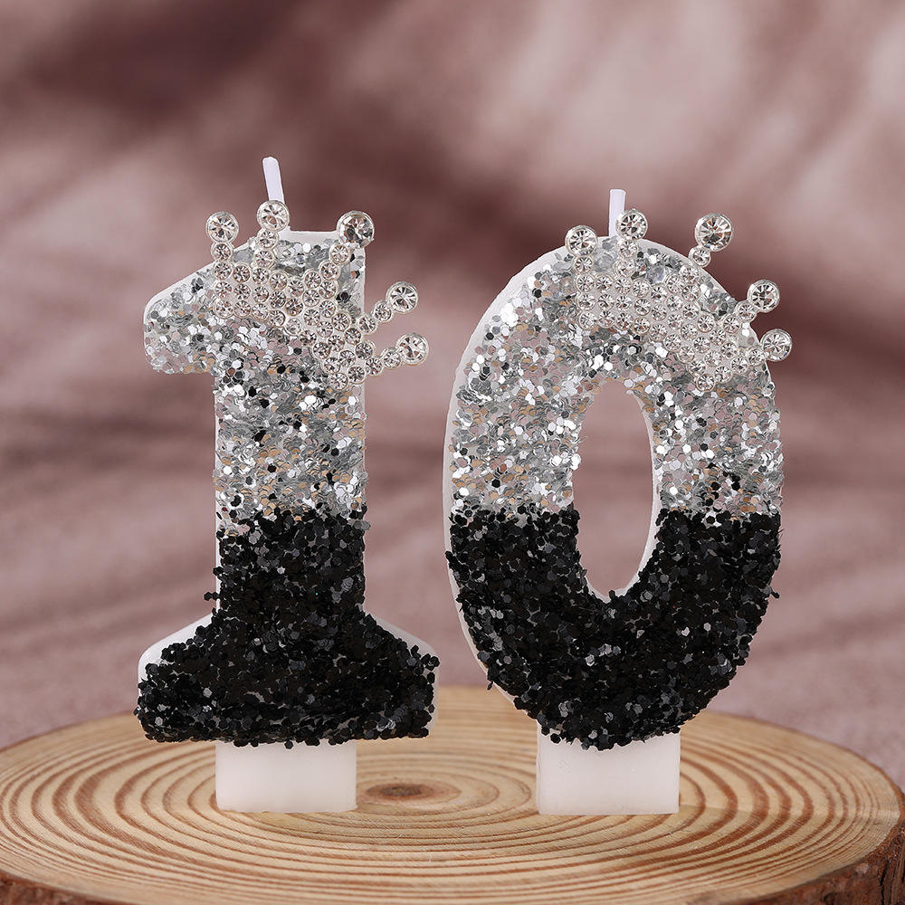 Schwarz-Silber Farbverlauf Kro – Candle For Supplies Bewertung und Preis